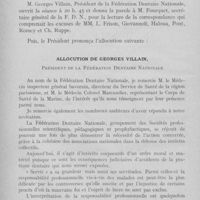 0007 - Page 6 - Fédération dentaire nationale. Séance scientifique extraordinaire du 26 juin 1936 / Fédération dentaire nationale. Séance scientifique extraordinaire du 26 juin 1936. Allocution de Georges Villain