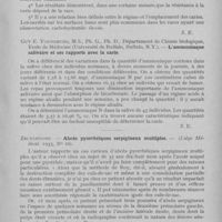0118 - Page 117 - Revue analytique. Morris Steggerda. — La carie dentaire chez les Indiens Maya et Navajo. (Journal of Dental Research, septembre 1936) / Guv E. Youngburg. — L'ammoniaque salivaire et ses rapports avec la carie / Zeckendorf. — Abcès pyorrhéiques serpigineux multiples. — (Liège Médical. 1935)