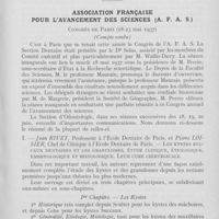 0450 - Page 447 - Réunions et congrés. Association française pour l'avancement des sciences. Congrès de Paris (18-23 mai 1937)