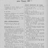 0772 - Page 767 - Table Méthodique des Matières pour l'Année 1937