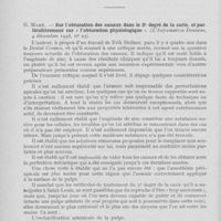 0021 - Page 20 - Revue analytique. G. Mahé. — Sur l’obturation des canaux dans le 3e degré de la carie, et particulièrement sur « l'obturation physiologique ». (L’information Dentaire, 4 décembre 1938)