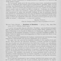 0028 - Page 27 - Revue des livres. jacques Filderman. — Technique des coiffes métalliques et des coiffes avec mortaises — (Editions de l’Information Dentaire, Paris, 1938) / Milton Theo Hanke. — Nutrition et Dentition. — (Chez Hermann et Cie, Paris 1937)