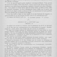 0046 - Page 45 - Sociétés scientifiques. Société d’odontologie de Paris. Séance du 8 novembre 1938. VA) sur un cas de diastasis alvéolo-dentaire (Traitement). B) « sur une erreur de diagnostic (Cas de scorbut considéré comme une simulation-mutilation) », par le Dr Thirion et M. Laran / Séance du 3 janvier 1939