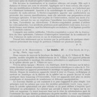 0108 - Page 105 - Revue des livres. Cernéa (P). — Traitement des épithéliomas du maxillaire inférieur, par L’électro-coagulation suivie de curiethérapie. — (Thèse de Paris, 1938. Edité chez A. Legrand) / G. Villain et R. Marguerite. — Le Stabilo... 37. — (Paris, 1937-1938)