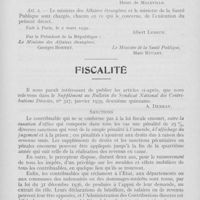 0190 - Page 185 - Bulletin de l’Association Générale des Dentistes de France. Convention réglant les droits d’exercice des docteurs En médecine et chirurgiens-dentistes monégasques et français / Fiscalité