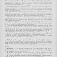 0193 - Page 188 - Nouvelles. Promotion Militaire / Souscription pour un nouveau livre / Mariage / Naissances