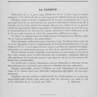 0319 - Page 314 - Bulletin de l’Association Générale des Dentistes de France. La patente