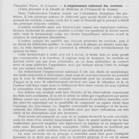 0424 - Page 417 - Revue des livres. Valentino Nessi. — L'emplacement rationnel des crochets. — (Thèse présentée à la Faculté de Médecine de l'Université de Genève)