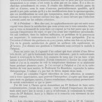 0428 - Page 421 - Sociétés scientifiques. Société d’odontologie de Paris. Séance du 1er avril 1939. Chimiothérapie par les sulfamides, par le Dr P. Rolland / ILes fêlures dentaires (Film commenté), par le Dr H. Chenet