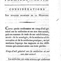 0011 - Page 3 - Première partie : considérations sur diverses branches de la médecine