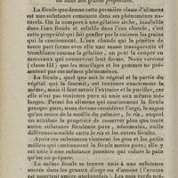 0010 - Page 10 - Première classe d'alimens. Alimens composés de la fécule, ou exclusivement seule, ou dans une grande proportion