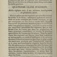0052 - Page 52 - Quatrième classe d'alimens. Acides végétaux unis à une substance mucilagineuse ou gélatineuse sucrée