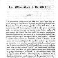 0005 - Page 5 - De la monomanie homicide