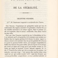 0007 - Page 7 - Chapitre premier. § Ier - De l'impuissance congéniale et accidentelle chez l'homme