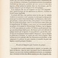 0024 - Page 24 - Procédé de Dupuytren pour l'excision des polypes