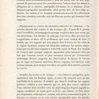 0008 - Page 8 - Déplacements au travers des ouvertures naturelles de l'abdomen / Atrophie des ovaires et des trompes