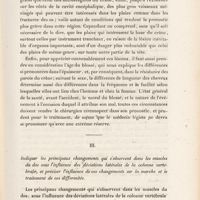 0023 - Page 23 - III – Indiquer les principaux changements qui s'observent dans les muscles du dos sous l'influence des déviations latérales de la colonne vertébrale, et préciser l'influence de ces changements sur la marche et le traitement de ces difformités