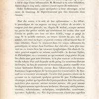 0018 - Page 18 - État des ovaires à la suite de leur inflammation