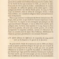 0024 - Page 24 - §. IV - Quelle influence les différences de composition du sang peuvent avoir sur la fréquence et la gravité de la dysenterie