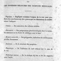 0022 - Page 22 - Questions sur les divers branches des Sciences Médicales