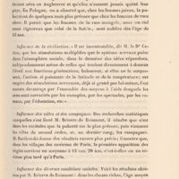 0019 - Page 19 - Influence des races / Influence de la civilisation / Influence des villes et des campagnes / Influence des diverses conditions sociales