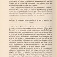0024 - Page 24 - Influence de la puberté sur la constitution et sur les maladies antérieures