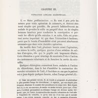 0028 - Page 28 - Chapitre III. Extraction linéaire scléroticale. 1. Soins préliminaires
