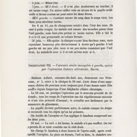 0052 - Page 52 - Observation VII. Cataracte sénile incomplète à gauche, opérée par l'extraction linéaire scléroticale. Succès