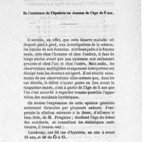 0015 - Page 15 - De l'existence de l'hystérie au dessous de l'age de 5 ans