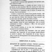 0064 - Page 64 - Observations. Observation III. Multiplicité des symptômes nerveux ; terreurs nocturnes, enurésie ; mobilité et irritabilité du caractère