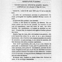 0071 - Page 71 - Observation VII. Terreurs nocturnes ; mobilité de caractère ; hystérie confirmée par des attaques à l'age de 6 ans