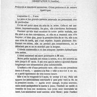 0075 - Page 75 - Observation X. Précocité et émotivité excessives ; crises précoces et de nature hystérique