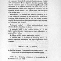 0083 - Page 83 - Observation XVI. Irritabilité exessive ; colère avec accès de suffocation ; terreurs nocturnes avec tendance au somnambulisme