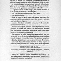 0087 - Page 87 - Observation XIX. Emotivité et irascibilité vives ; troubles digestifs ; urticaire nerveux