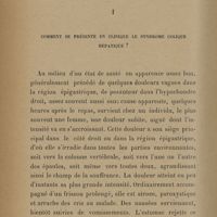 0010 - Page 8 - I. Comment se présente en clinique le syndrome colique hépatique ?