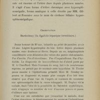 0029 - Page 27 - Observations. Syphilis hépatique héréditaire