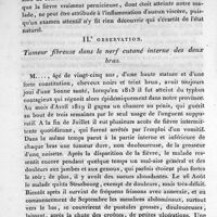 0012 - Page 8 - II. Observation. Tumeur fibreuse dans le nerf cutané interne des deux bras