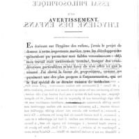 0004 - Page sans numérotation - Avertissement