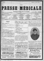 E. De Lavarenne - Le Dr de Lavarenne, fondateur de la Presse médicale - Presse médicale