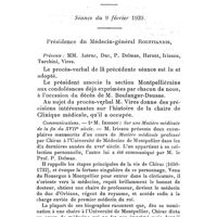 0026 - Page 10 - Procès-verbaux. Section Montpelliéraine. Séance du 9 février 1939
