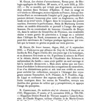 0078 - Page 62 - Comptes rendus bibliographiques. A. Hahn, Un fragment de l'histoire de la Faculté de médecine de Paris, de 1815 à 1830, Auguste-Jean Thillaye et sa famille, Progrès medical, n° 38, 21 septembre 1935, p. 1512-1523. / M. Gille, Les chaises d'accouchement, Revue prat. de Biologie appliquée de Hallion, 28e année, n° 8, août 1935, p. 232-237. / M. Gille, Un brave homme, Fagon, ibid., n° 9, septembre 1935. / R. Cornilleau, Un médecin chef de chouans à Fougères en 1793, Hyppocrate, 3e année, n° 9, novembre 1935, p. 705-720