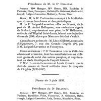 0083 - Page 67 - Procès-verbaux. Section parisienne. Séance du 6 mai 1939. / Séance du 3 juin 1939