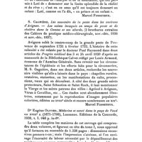 0139 - Page 123 - Analyses bibliographiques. Dr J. Torlais, - La formation intellectuelle de Pierre Loti. La Rochelle, 1936, 16 p. in-8°. [Marcel Fosseyeux.]. / S. Gagnière, Les souvenirs de la peste dans les environs d'Avignon. - Les saints invoqués en temps de peste et de choléra dans le Comtat et ses abords. ..., nov.-déc. 1936 et nov.-déc. 1937). [Marcel Fosseyeux.]. / Dr Eugène Olivier, Médecine et santé dans le pays de Vaud au XVIIIe s. (1675-1798), Lausanne. Editions de la Concorde, 1939, t. I. 648 p. in-8°