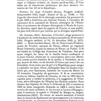 0221 - Page 205 - Glanes bibliographiques. R. Mercier, Pierre-Paul Clémenceau, officier de santé de l'Armée de l'Ouest 1749-1825, Arch. médico-chirurg. de province, 25e année, n° 10, oct. 1935, p. 349-354. / Poncet, Un éloge d'Amédée Bonnet, Progrès médical, 16 novembre 1935, suppl. illustré n° 10, p. 73-80. / Ch. Achard, Henri Dutrochet, 1776-1847, ..., 14 décembre 1935, .