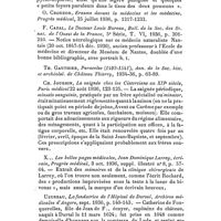 0232 - Page 216 - Glanes bibliographiques. P. Lemay, La mort de Barthez, Courrier médical, 86e année, n° 31, 2 août 1936, p. 511. / F. Cazal, Le Docteur Louis Bureau, Bull. de la Soc. des Sc. nat. de l'Ouest de la France, 5e série, T. VI, 1936, p. 201-216. / Ch. Jourdin, La saignée chez les Cisterciens au XIIe siècle, Paris médical 22 août 1936, 123-125. / X... Les belles pages médicales, Jean Dominique Larrey, écrivain, Progrès médical, 3 oct. 1936, suppl. illustré n° 8, p. 57-64. / Uzureau, La fondatrice de l'Hôpital de Durtal, Archives médicales d'Angers, sept. 1936, p. 140-143