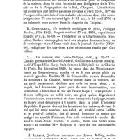 0233 - Page 217 - Glanes bibliographiques. Uzureau, La fondatrice de l'Hôpital de Durtal, Archives médicales d'Angers, sept. 1936, p. 140-143. / R. Cornilleau, Un médecin sociologue de 1848, Philippe Buchez, 1796-1865, Progrès médical 17 oct. 1936, supplément illustré n° 9, p. 65-69. / X... Un carabin chez Louis-Philippe, ibid., p. 70-72. / H. Alezais, Quelques souvenirs sur Pierre Mélicy, maître en chirurgie, 1732-1804, Mém. Acad. des Sc. Lettres et B. A. de Marseille, 1936-37 p. 252-282