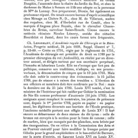 0286 - Page 270 - Analyses bibliographiques. M. Gille, Science et gens du monde au temps de Molière, Rev. de biologie appliquée de Hallion, juin 1939, p. 173-178. / Ch. Lenormant, L'Académie royale de Chirurgie et la Révolution, Progrès médical, 24 juin 1939, Suppl. illustré n° 7, p. 53-60