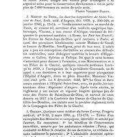 0079 - Page 61 - Comptes rendus bibliographiques. Des Cilleuls, Le service de Santé pendant la Campagne de Bohème depuis le traité de Breslau (11 juin 1742) jusqu'à la capitulation de Prague (2 janvier 1743). [Marcel Fosseyeux]. / J. Martin du Theil, La doctrine hospitalière de Saint-Vincent de Paul, Arch. méd. d'Angers, déc 1939, p. 236-244, et janvier 1940, p. 11-14. / J. Godart, Quelques notes inédites du baron Larrey, Progrès médical, n°s 9-10, 2 mars 1940, p. 173-178