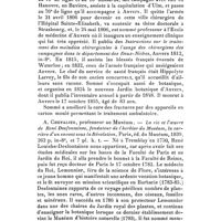 0081 - Page 63 - Comptes rendus bibliographiques. A. de Mets, Le Docteur Claude-Louis Sommé (1772-1855). L'Art médical d'Anvers, 1940, 1er janv. et 1er fév., n°s 1 et 2, p. 1-13 et 17-32. / A. Chevalier, ... - La vie et l'oeuvre de René Desfontaines, fondateurs de l'herbier du Muséum, la carrière d'un savant sous la Révolution, Paris, ..., 1939, .