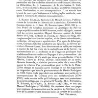 0082 - Page 64 - Comptes rendus bibliographiques. A. Chevalier, ... - La vie et l'oeuvre de René Desfontaines, fondateurs de l'herbier du Muséum, la carrière d'un savant sous la Révolution, Paris, ..., 1939, ... / J. Ramon Beltran, Epistolari de Miguel Gorman, Publicacions de la catedra de historia de la medicina, Université de Buenos-Ayres, t. II, fasc. II, Buenos-Ayres, 1939, 235 p. [Paul Delaunay]